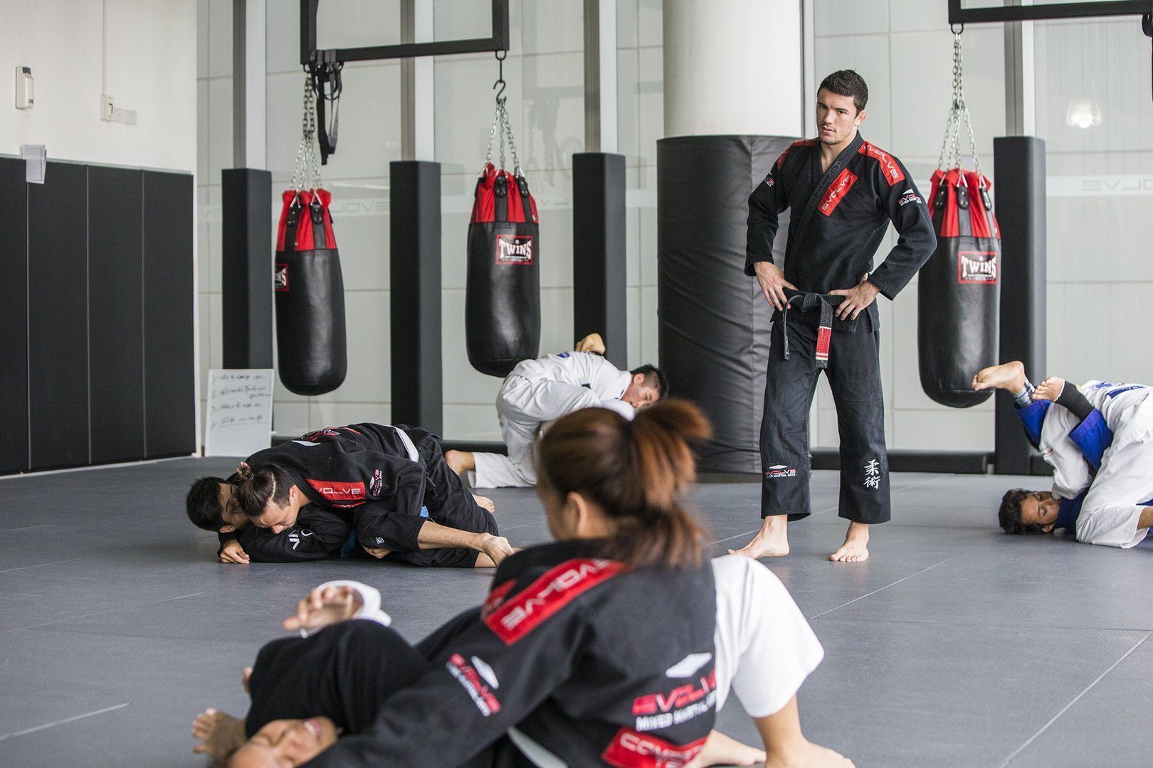 Brazilian Jiu-Jitsu black belt Bruno Pucci teaches at Evolve MMA