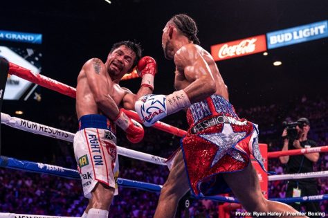 Keith Thurman Manny Pacquiao Fox Sports pay-per-view Pacquiao vs. Thurman