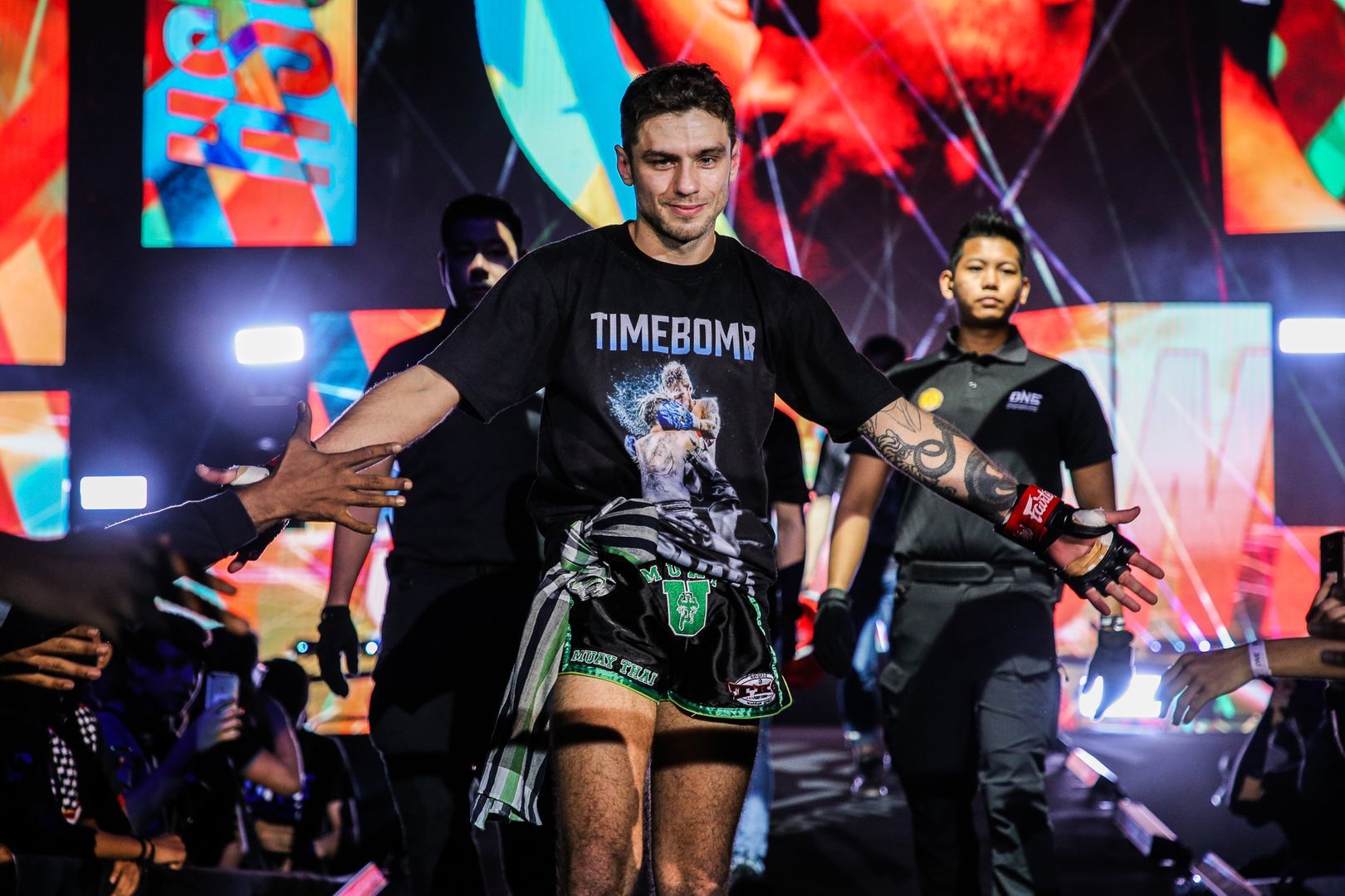 Josh Tonna walks out at ONE: MASTERS OF DESTINY
