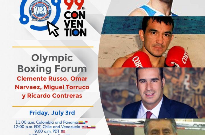 The Olympic Boxing forum will be a priority at the WBA 99th Convention
