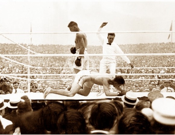 Dempsey vs. Carpentier; the first fight in history sanctioned by the WBA