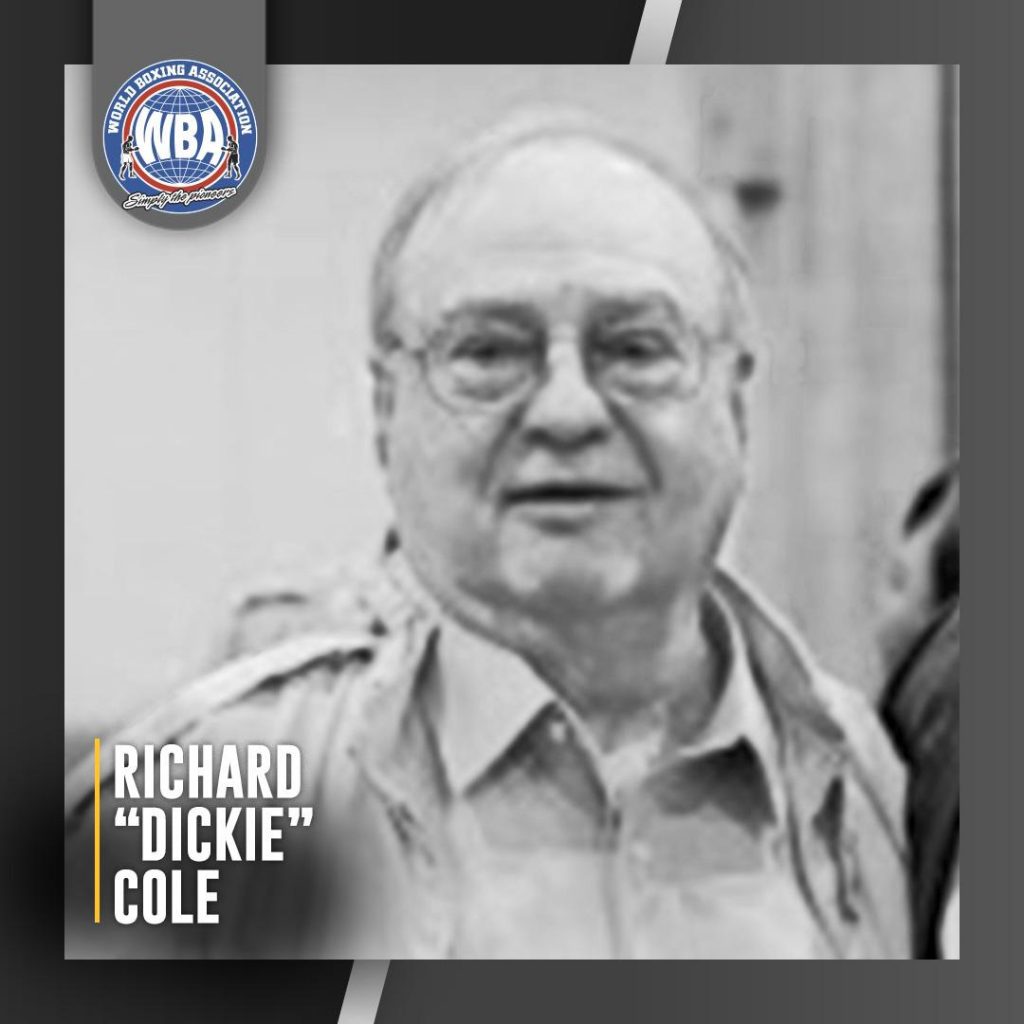 The WBA mourns the death of “Dickie” Cole