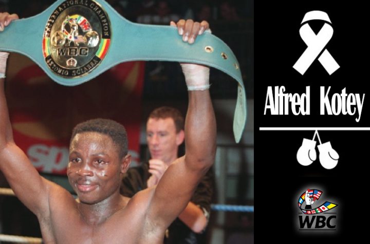 WBC mourns death of Alfred Kotey