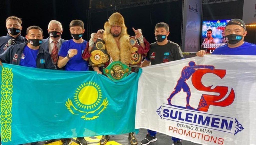 Yerbossynuly retained his WBA-International belt in Minsk