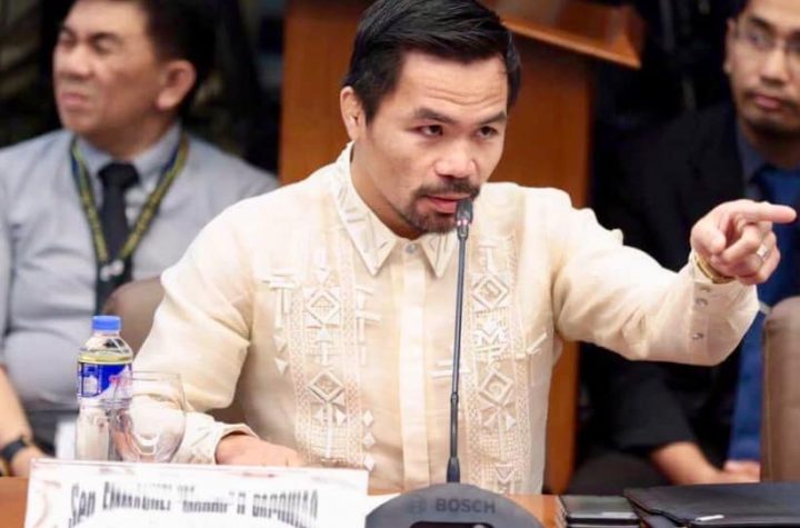 Photos of Idol Senator 🇵🇭 Manny Pacquiao on Filipino Senate hearing on the Bureau of Customs (BOC)