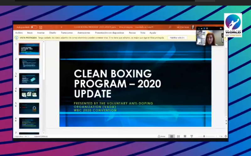 VADA and WBC clarify the Clean Boxing Program