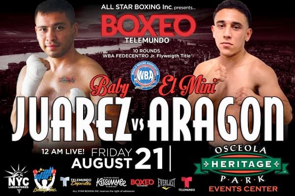 WBA Fedecentro 112 Juárez vs Aragon this Friday on Telemundo