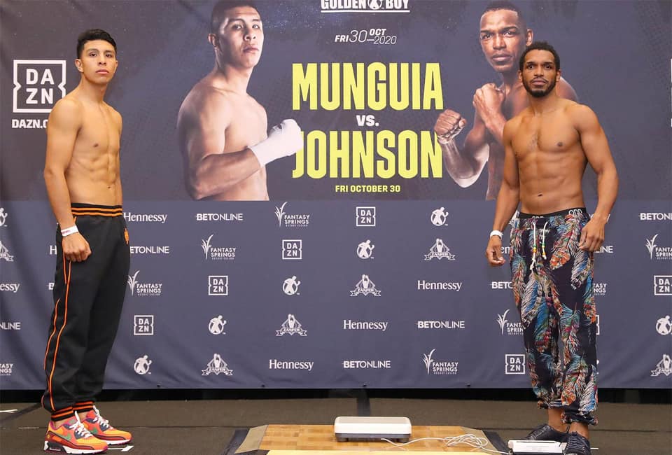 Jaime Munguía vs Tureano Johnson for the WBO Inter-Continental Middleweight Title TOMORROW