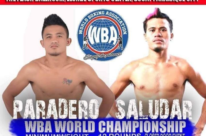 Saludar to fight undefeated Paradero