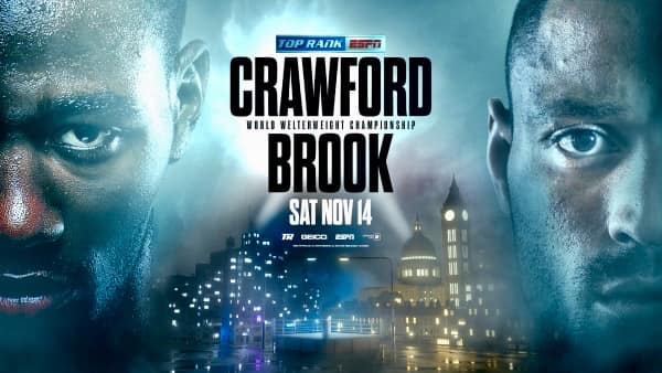 Terence Crawford vs Kell Brook Set for Nov 14