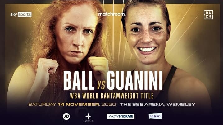 Ball and Guanini will fight for the WBA vacant bantamweight title on Saturday