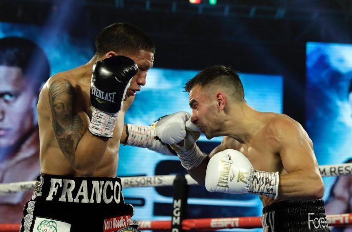 Franco-Moloney was ruled a No Decision in Las Vegas