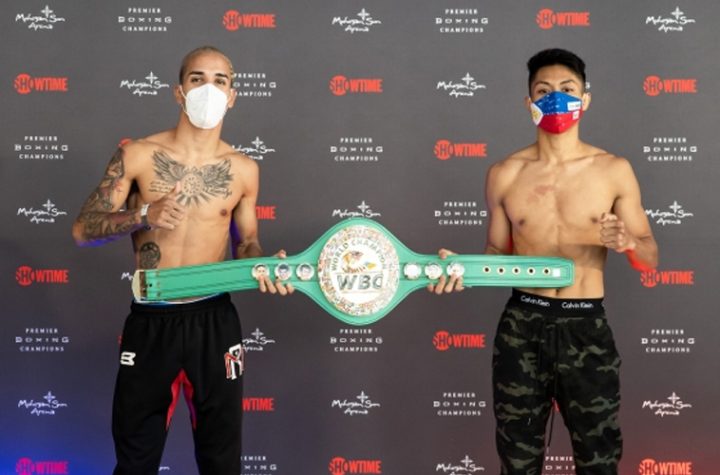 Rodríguez and Gaballo ready to step into the ring