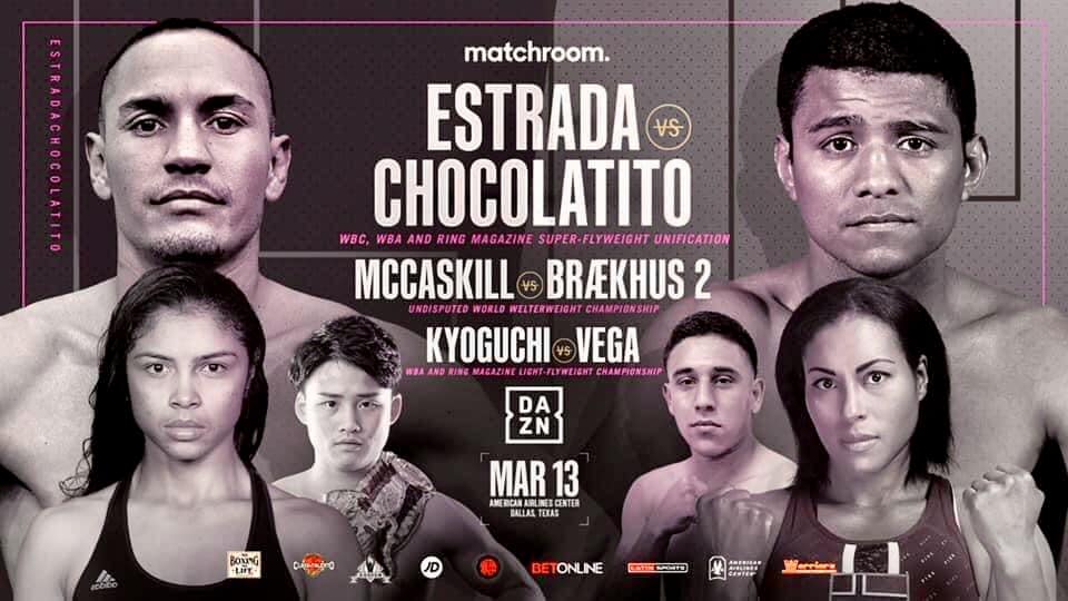 Estrada vs Chocolatito II for the unified WBA/WBC 115-pound world title