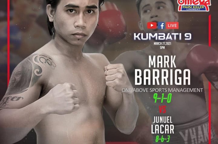 Barriga will fight Lacar on Mar. 27 in Cebu
