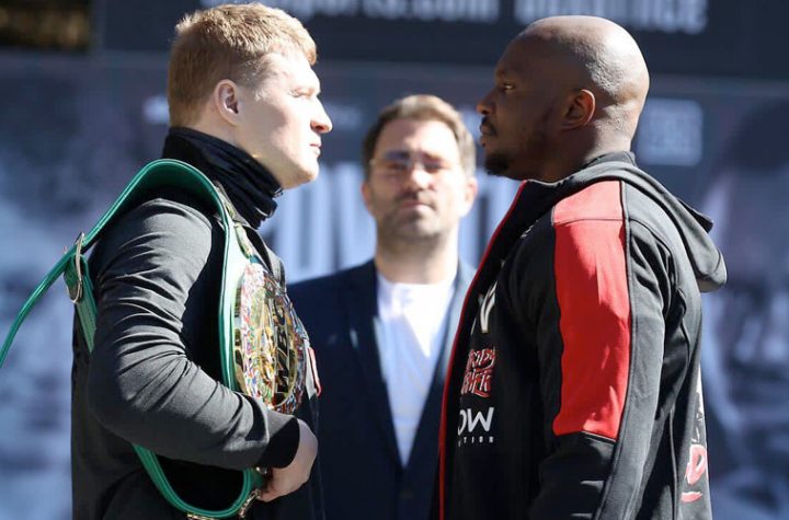 Face to face powder keg countdown for Povetkin and Whyte
