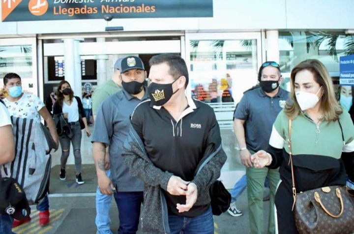 Mexican Boxing legend Julio Cesar Chavez Sr. arrives in Guadalajara, Mexico