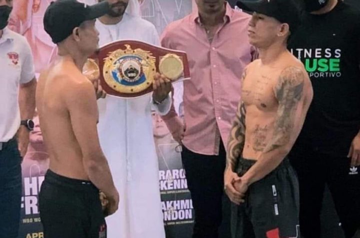 NIETES VS CARRILLO official weigh-in