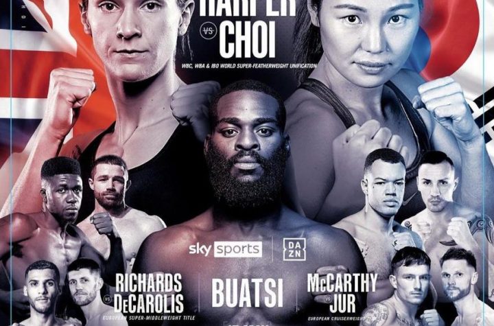 Choi-Harper to unify on May 15 in Manchester
