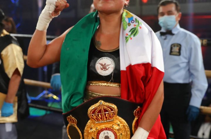 Erika Cruz Hernández is the new WBA Featherweight Champion