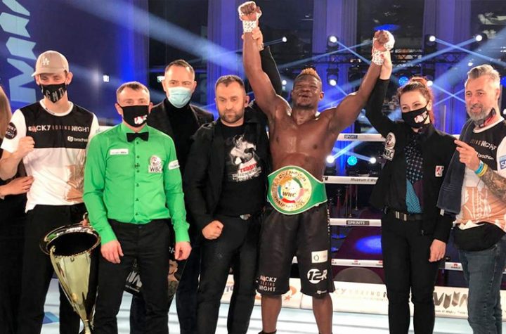 Kalenga wins WBC Francophone title with ninth round KO