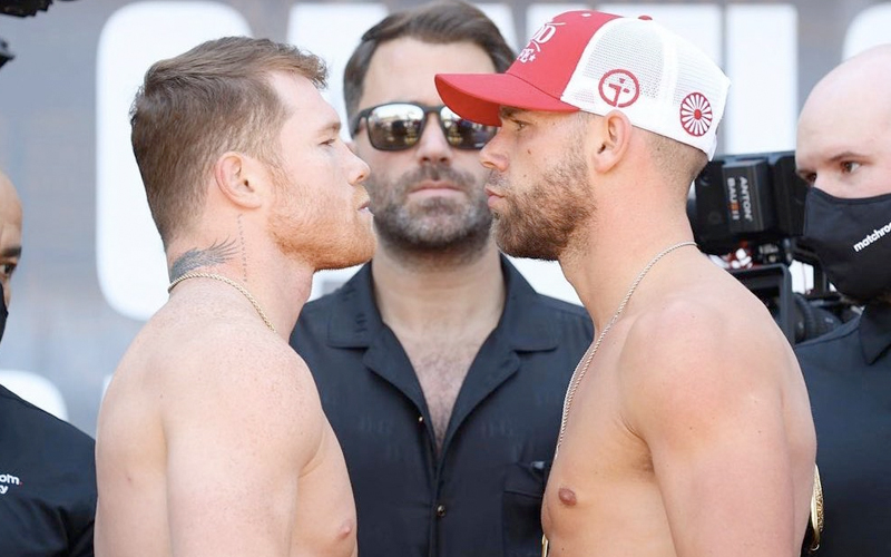 Canelo and Saunders ready to step into the ring