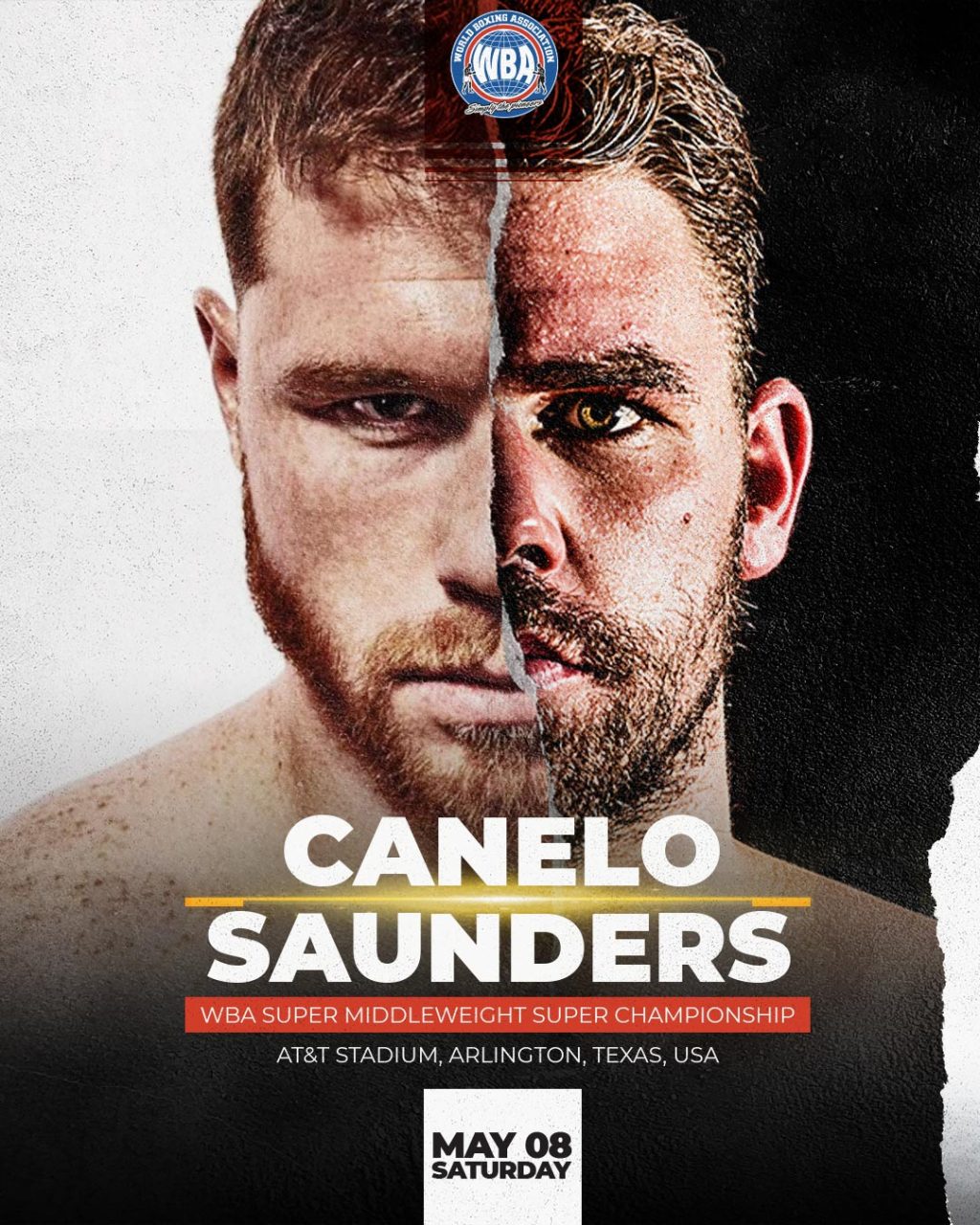 The week of Cinco de Mayo will feature Saul “Canelo” Alvarez defending his World Boxing Association (WBA) Super Middleweight Super Championship this Saturday against the tough Billy Joe Saunders at the AT&T Stadium in Dallas, Arlington, in a unification bout on May 8th. Canelo, both as a world figure in boxing and a Mexican warrior, has tried to become the icon of this special date for Mexican people and appear in the ring every first week of May. Back in 2020 it was not possible due to the pandemic but now it will be a much more special occasion to put his WBA and WBC belts on the line against WBO champion Saunders. The Guadalajara-born fighter will be making his second fight of the year against the Briton fighter. Alvarez has set his goal to win all the 168 lbs. belts and so he began his 2021 plan with a fight against Turkey’s Avni Yildirim, which led to his challenge against Saunders, another step forward in his objective. This fight is a major step up in level for Alvarez. Saunders is one of the sharpest fighters in the division, he is a southpaw and his intelligence makes him a tough opponent for Canelo’s style. Saunders, who is 31 years old, is a contemporary of Alvarez’s 30 years; however, he is 180 cm and the the Mexican is 173 cm. All promotional activities will take place this week leading up to the event hosted by Matchroom Boxing in the U.S. Alvarez has 55 wins, 1 loss, 2 draws, and 37 KOs. Saunders, on the other hand, is undefeated in 30 fights, with 14 KOs.