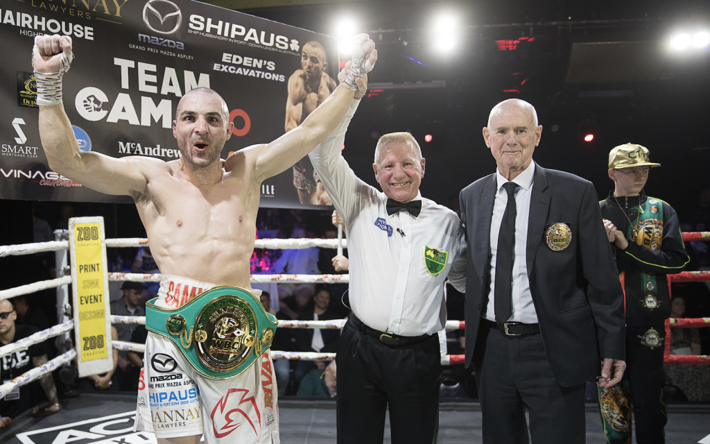 Camilleri defeats Woods to take WBC Australasia super welterweight title