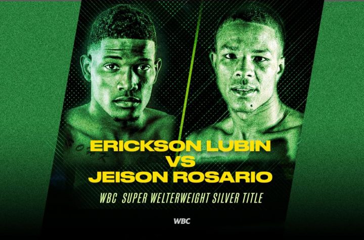 Lubin Vs Rosario eliminatory including WBC Silver title bout