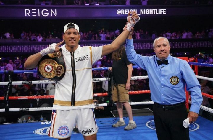 Morrell defended his WBA championship with a big knockout over Cazares