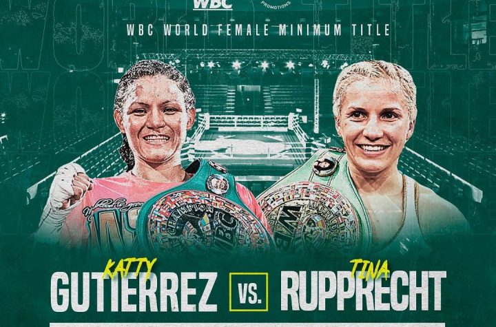 Finally… Tina Rupprecht will defend WBC straw title