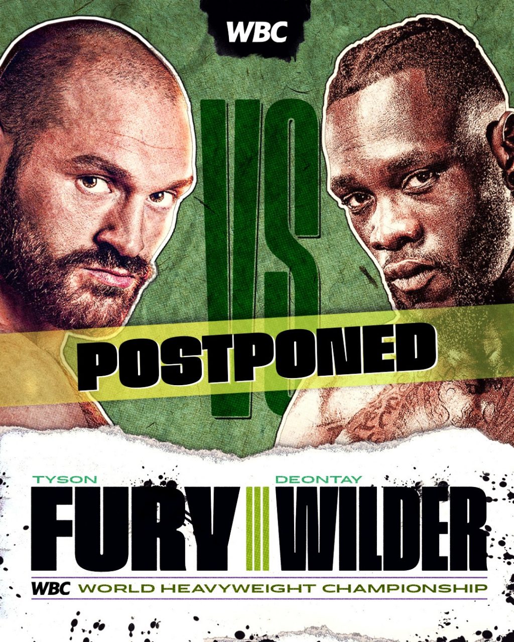 Fury vs Wilder III postponed