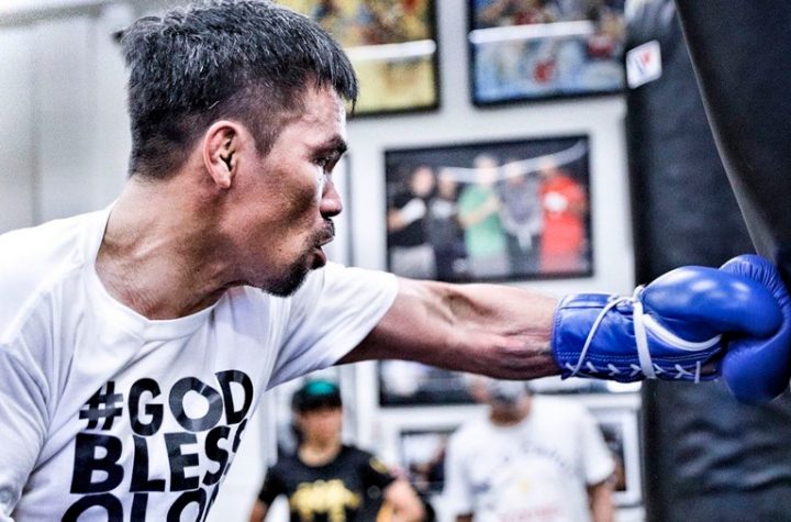 Pacquiao training to perfection in Los Angeles