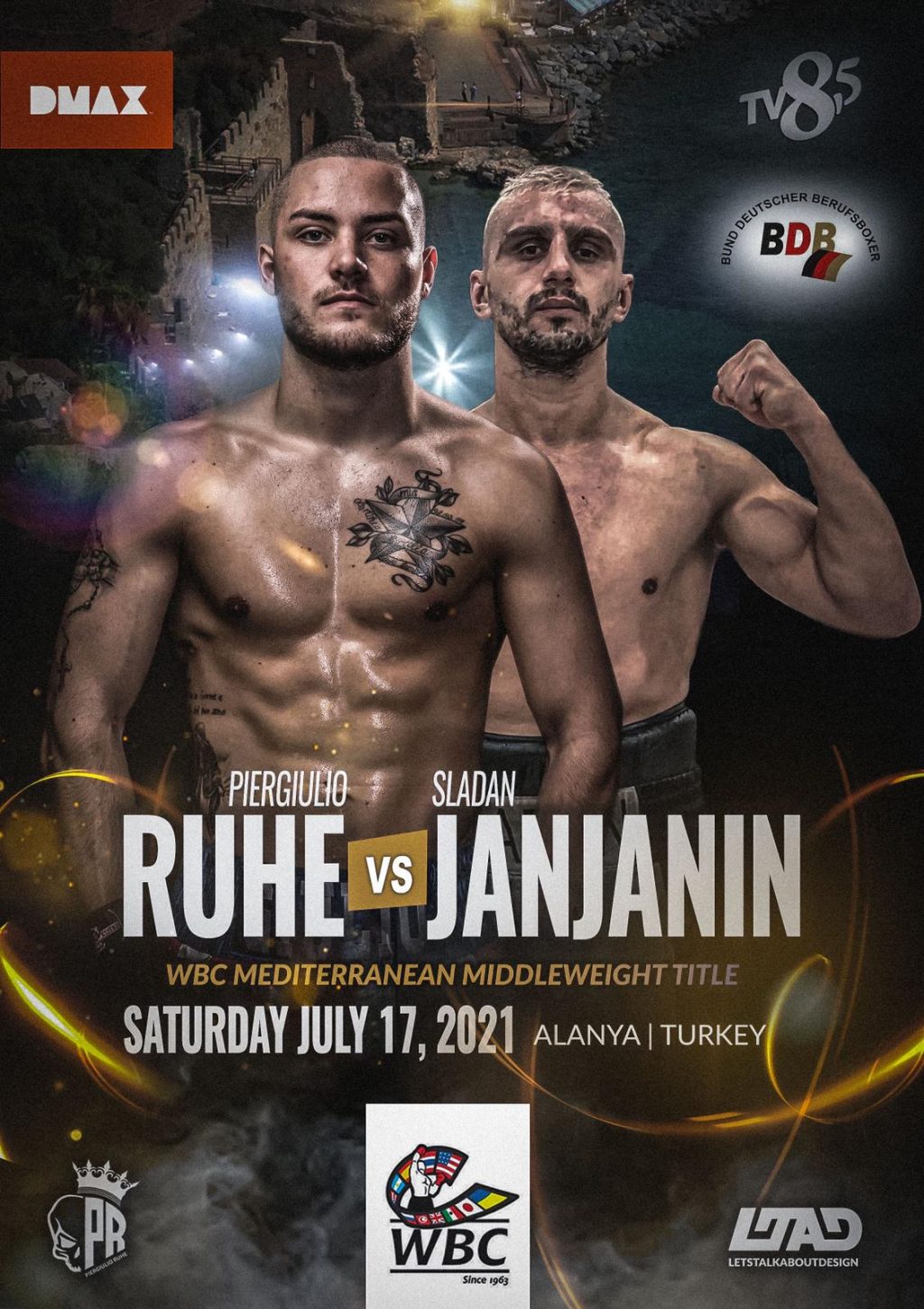 Ruhe and Janjanin clash for the WBC Mediterranean title