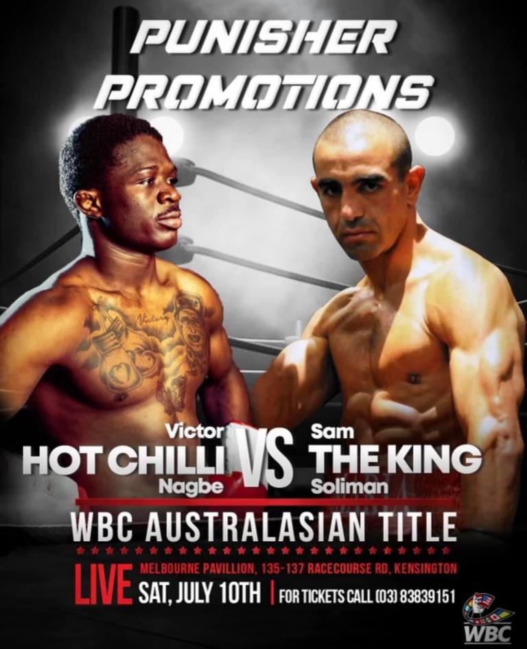 Soliman faces Nagbe for Australasia title