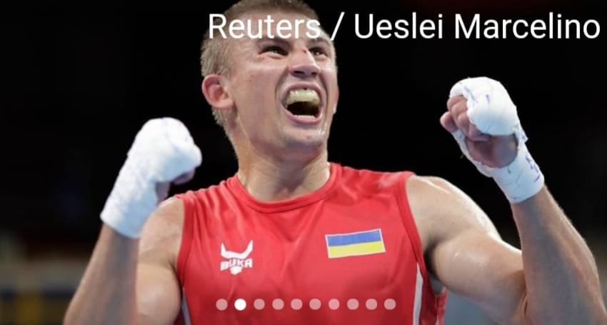 UKRAINIAN PUGILIST KHYZHNIAK SEEKS GOLD AGAINST BRAZILIAN HEBERT SOUSA FOR THE MIDDLEWEIGHT MATCH TOKYO 2020