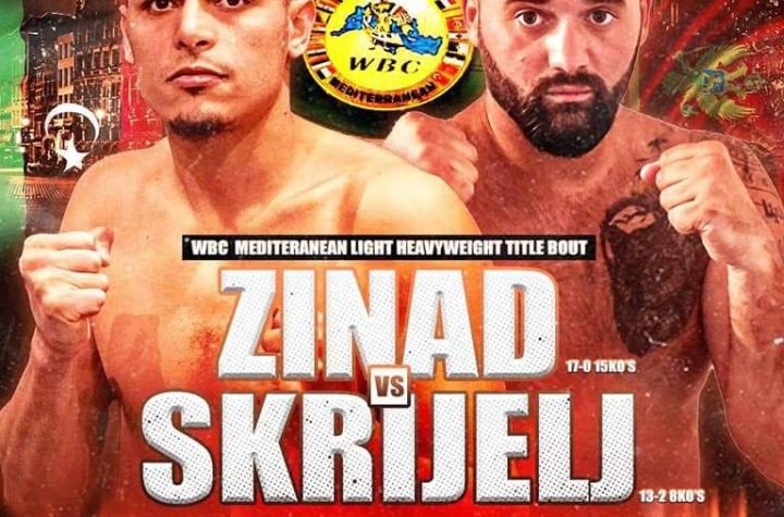 Zinad and Skrijelj will clash for WBC Mediterranean title