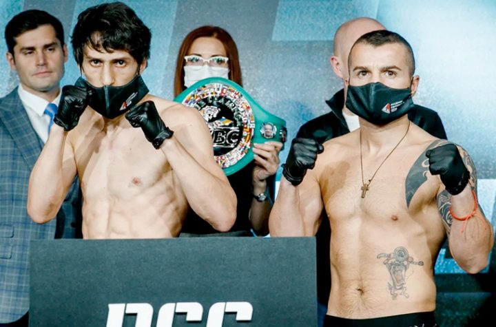 Abdullaev and Zlaticanin ready to step into the ring