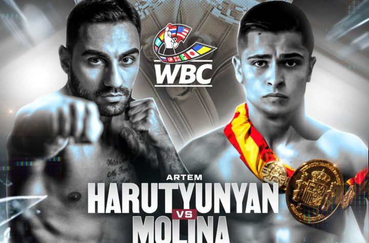 Artem Harutyunyan Vs Samuel Molina for WBC International title