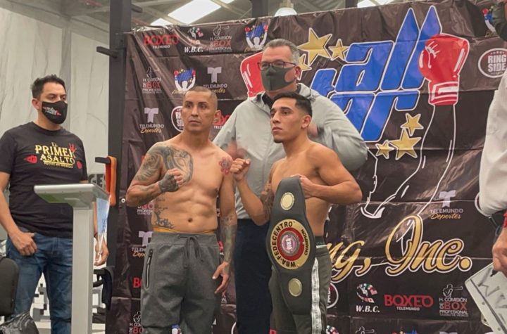 Aragon Vega and Torres ready and on weight in Mexico City