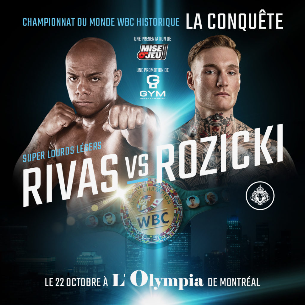 First WBC Bridgerweight world Title Match Oscar Rivas vs. Ryan Rozicki