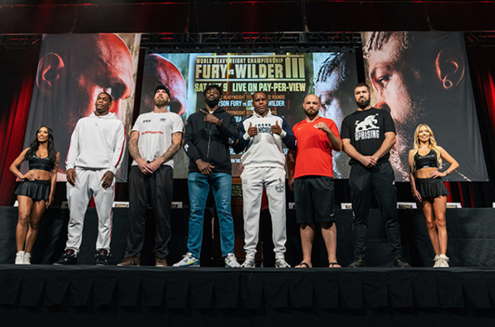 Tyson Fury vs. Deontay Wilder III undercard press conference