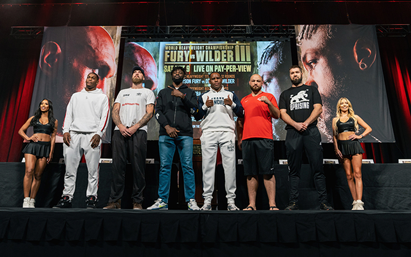 Tyson Fury vs. Deontay Wilder III undercard press conference