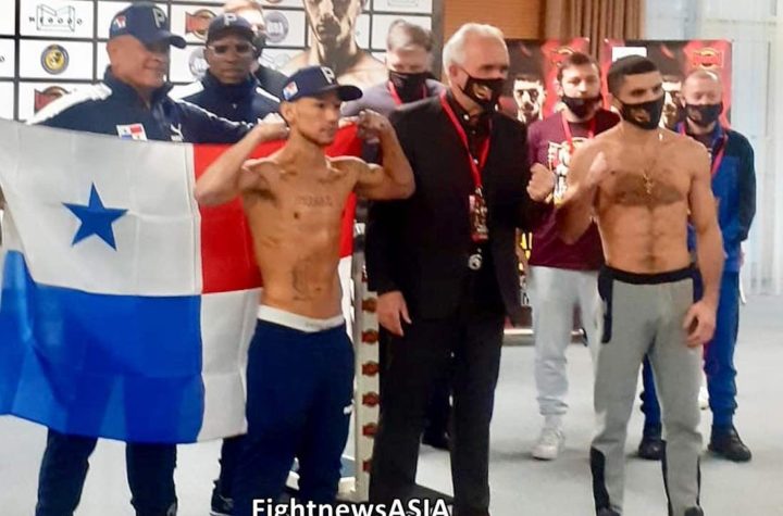 Dalakian, Concepción Make Weight For WBA Flyweight World Title Clash in Ukraine