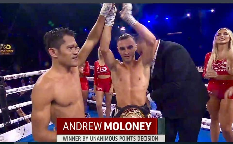 Andrew Moloney Dominates Froilan Saludar Tuesday in Sydney