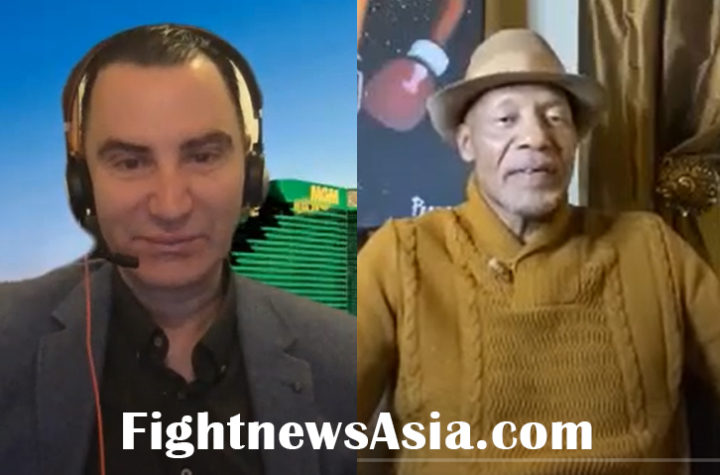Former WBC World Heavyweight Champion Pinklon Thomas interviewed by Peter Maniatis of KO Boxing Show Australia
