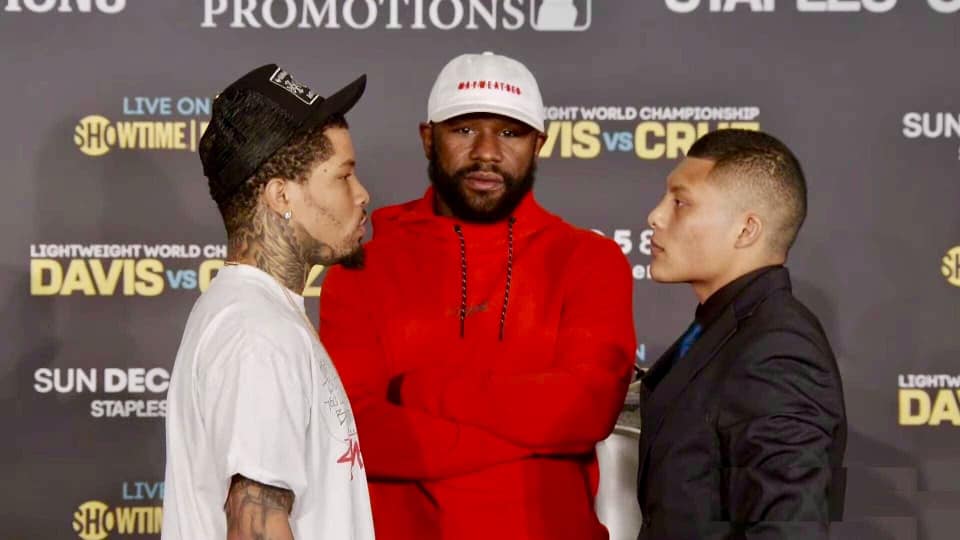 Gervonta Davis, Pitbull Cruz Face Off During Presscon Accompanied by Floyd, Promising Sunday Excitement