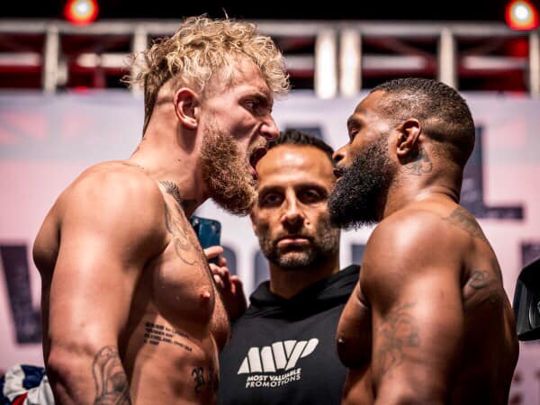 Jake Paul 191.4 and Tyron Woodley 189.6 in Tampa, Florida