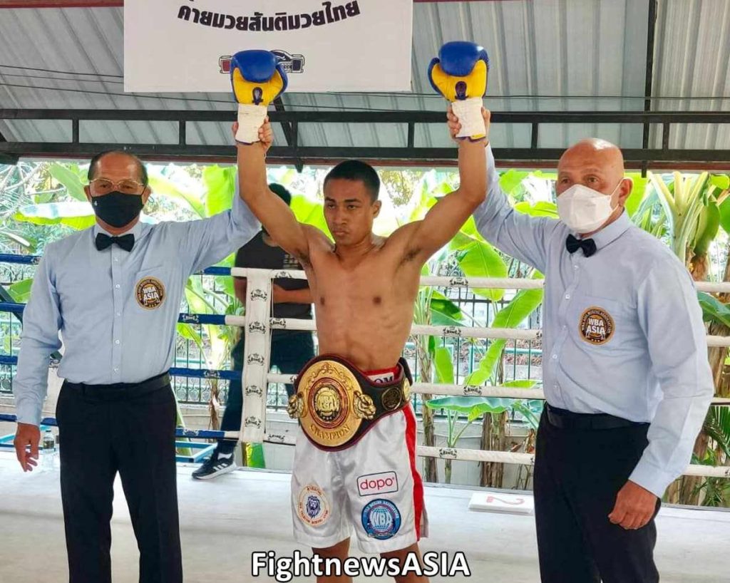 Heavy-handed Nattapong Obliterates Challenger, Retains WBA Asia 115 Belt in Thailand