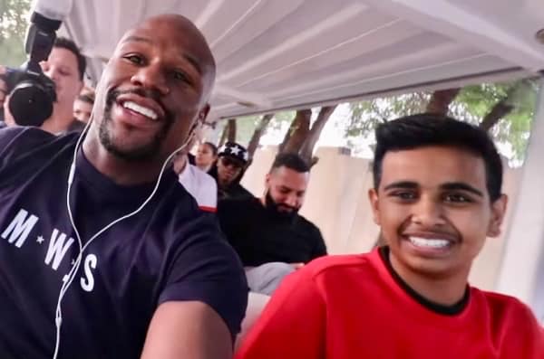 Mayweather vs. Super Rich Kid Rashed Belhasa in Dubai